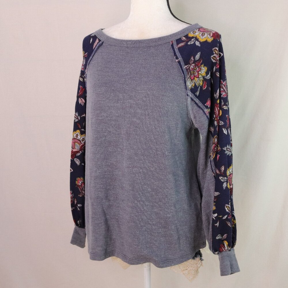 Oddy | Floral Pullover Sweater Medium